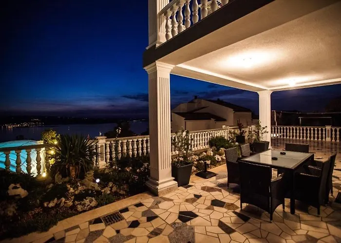 In With Sea View, Balcony, Air Conditioning, Wifi 3492-4 公寓 茨里克韦尼察